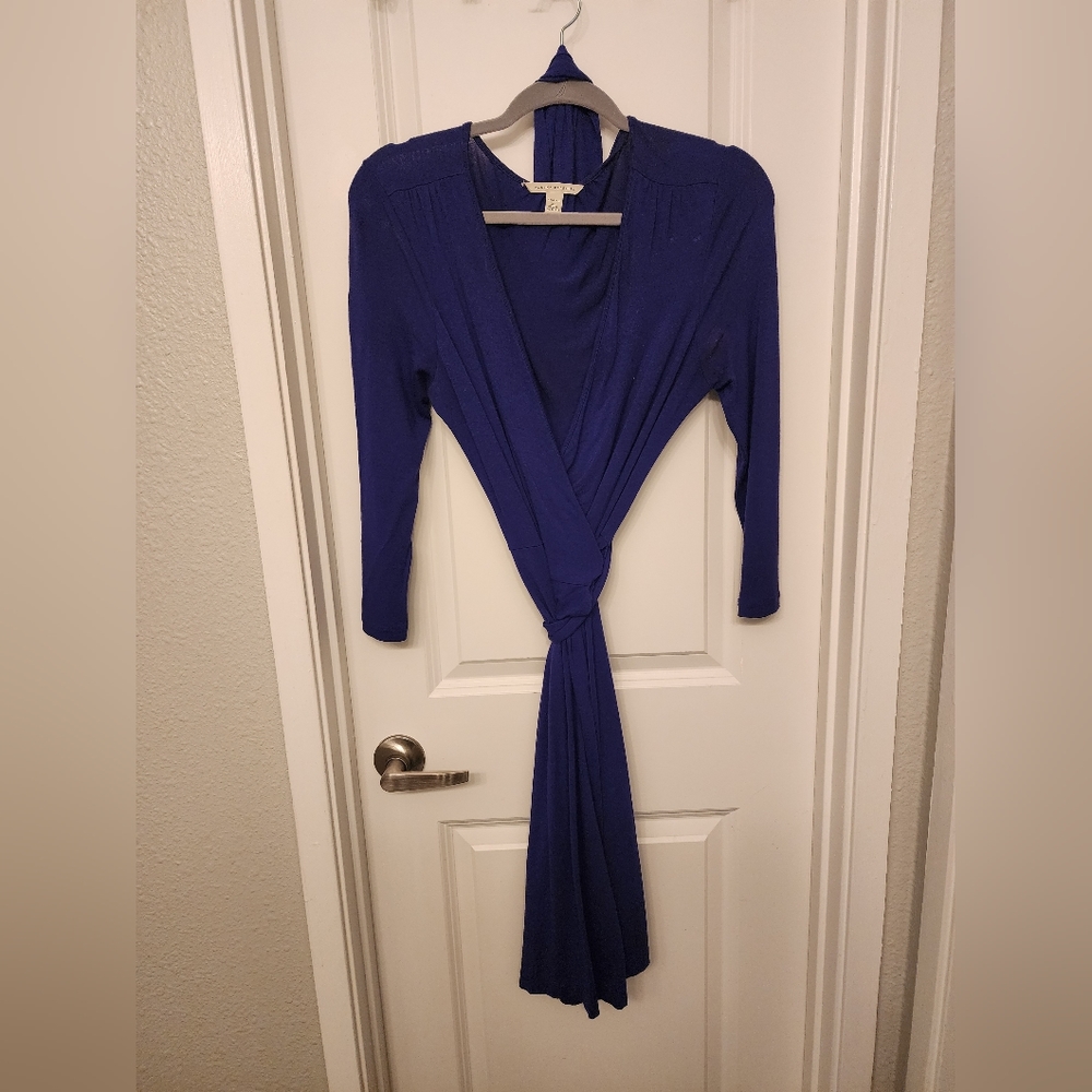 Banana Republic Purple Wrap Dress. Size. XS